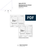 Agilent AN 1316 Optimizing Spectrum Analyzer Amplitude Accuracy