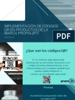 Presentacion. Implementación de Códigos QR