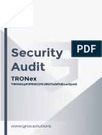 Security Audit: Tronex