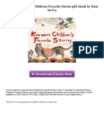 Korean Childrens Favorite Stories PDF