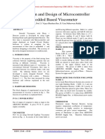 Construction and Design of Microcontroller Embedded Based Viscometer