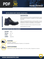 Botin ARMOR BEST NEGRO DIELECTRICO