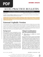 ACOG - External Cephalic Version PDF