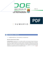 Extremadura: Sumario