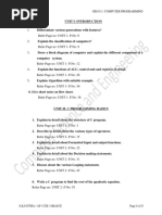 Question Bank Ge6151 / Computer Programming