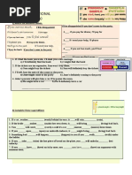 First Conditional Exercises