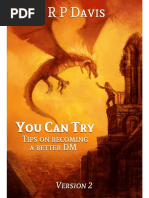 You Can Try - Tips On Becoming A Better DM