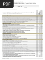 HCIS Teacher Evaluation Form