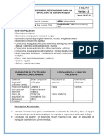 E-002-Jpm Estandar de Seguridad para La Operacion de Concretadora