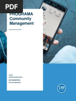 Programa Community Managemet 2020 1