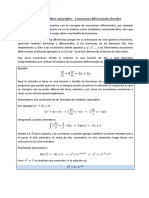 Ecuaciones Diferenciales Reducibles Separables