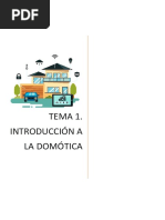 INTRODUCCION A LA DOMOTICA Tema 1 PDF