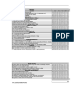 Tabulación de Clima Laboral