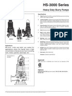 HS-3000 Series: Heavy Duty Slurry Pumps