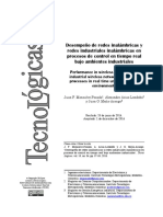 Desempeño de Redes Inalámbricas y Redes Industriales Inalámbricas en Procesos de Control en Tiempo Real Bajo Ambientes Industriales