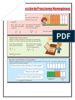 Adición y Sustracción de Fracciones Homogéneas PDF