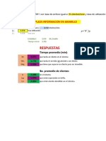 Simulacion - Examen Final Semana 8 - Ejercicios Excel