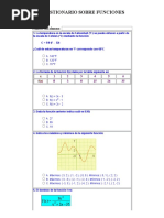 Cuestionario Sobre Funciones