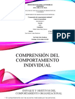 Comprensión Del Comportamiento Individual Admon II