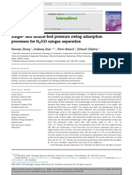 Single-And Double-Bed Pressure Swing Adsorption Processes For H /CO Syngas Separation