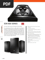 Eon 600 Series: The Next Step Forward in Portable PA Technology