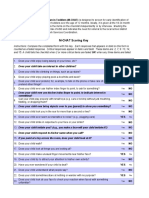 M-CHAT Scoring Key: Does Your Child Take An Interest in Other Children?