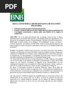 BNB Abril BNB Ganador de Los Premios Beyond Banking Del Bid