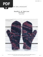 Handful of Berries Mittens: © Fairmount Fibers Ltd. 2013 Not To Be Reproduced or Re-Knit For Profit