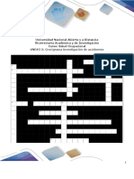 Anexo 5. Crucigrama Investigación de Accidentes