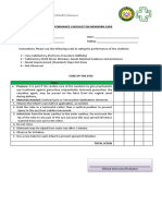 Performance Checklist On Newborn Care