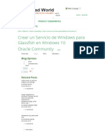 Crear Un Servicio de Windows para Glassfish en Windows 10 PDF