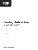 Reading Architecture A Visual Lexicon