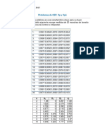 Problemas de Cep CP y Cpk.