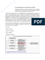 Refiérase A Las Fases de Procedimientos para La Selección de Materiales