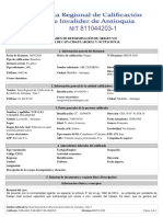 DICTAMEN DE CALIFICACION DE NORALBA TABARES VELASQUEZ - Calificación Perdida Capacidad Laboral y Ocupacional