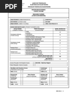 Course Outline: Jabatan Teknologi Elektrik Dan Elektronik Program Teknologi Elektronik