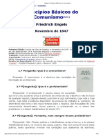 (ENGELS, Friedrich) Princípios Básicos Do Comunismo PDF