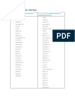 Verbs + Prepositions - Collocations