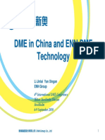 DME in China and ENN DME Technology