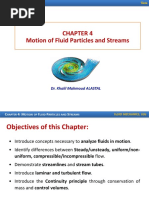 Motion of Fluid Particles and Streams: Dr. Khalil Mahmoud ALASTAL