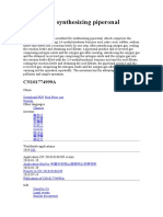 Method For Synthesizing Piperonal