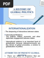 A History of Global Politics: Lesson 3