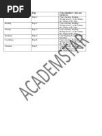 Homework For The Week 6