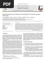 Bird-Strike Simulation For Certification of The Boeing 787 Composite Moveable Trailing Edge