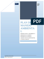 Plan de Manejo Ambiental