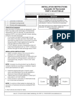 Installation Instructions Automatic Oil Thermostat PART # 40-AOT180-22