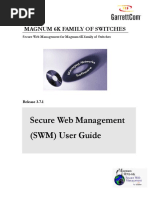 Secure Web Management (SWM) User Guide: Magnum 6K Family of Switches