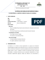 Plan de Trabajo de Círculo de Charlas Con Padres de Familia PDF