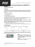 Flashing Rate and Clock Generator in SIPROTEC 4 Relays: Foreword