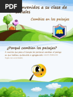 Cambios en Los Paisajes